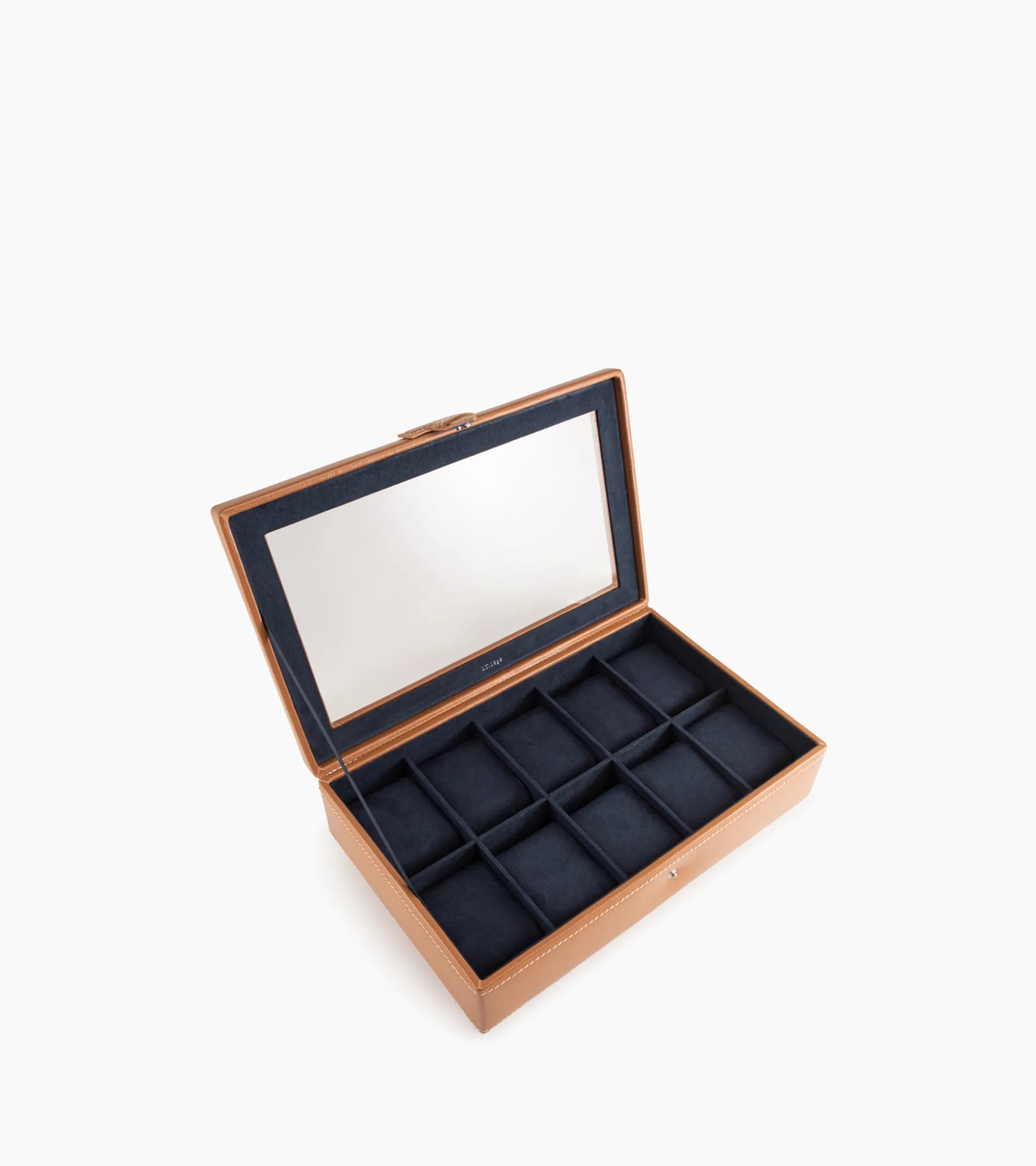 Coffret 10 montres en cuir - Natural