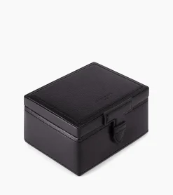 Coffret boutons de manchettes en cuir - Black