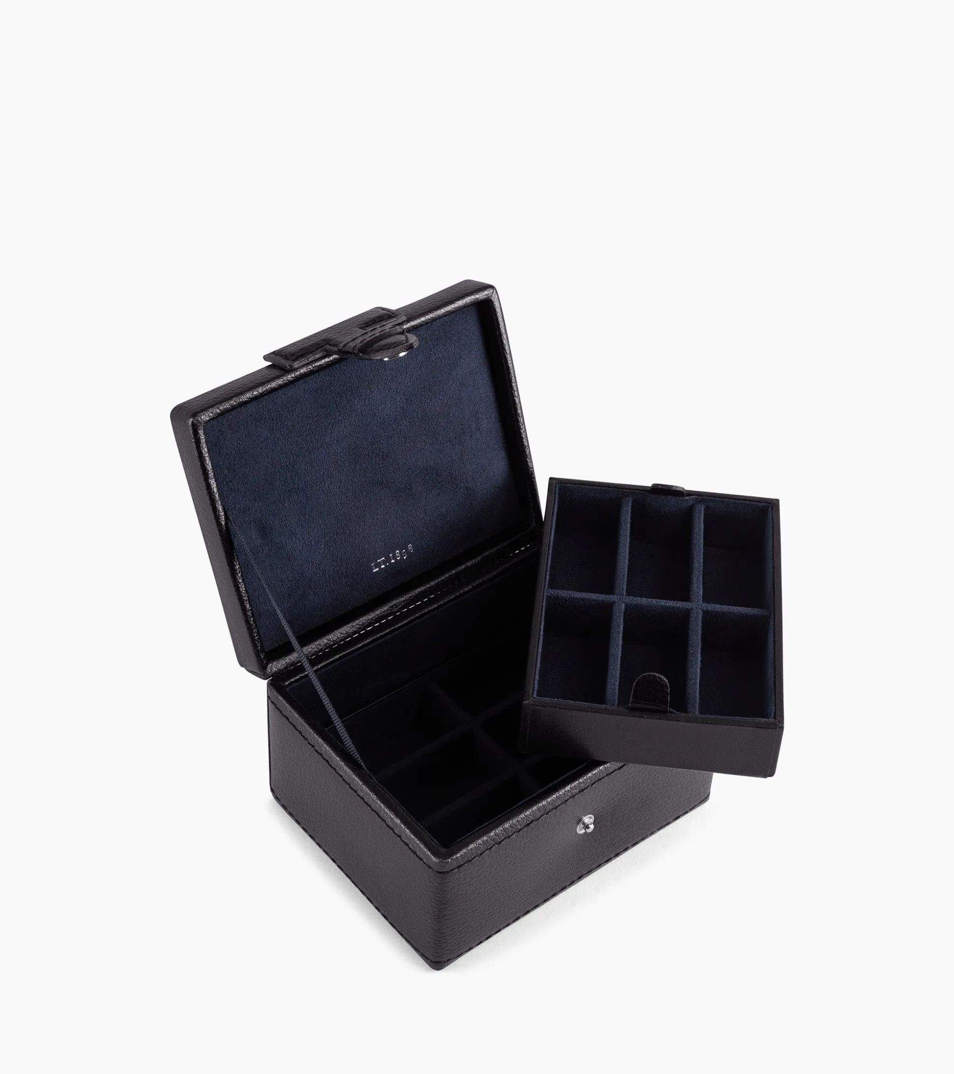 Coffret boutons de manchettes en cuir - Black