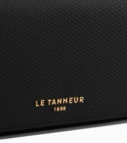 Compagnon Lise en cuir signature T - Black Le Bleu