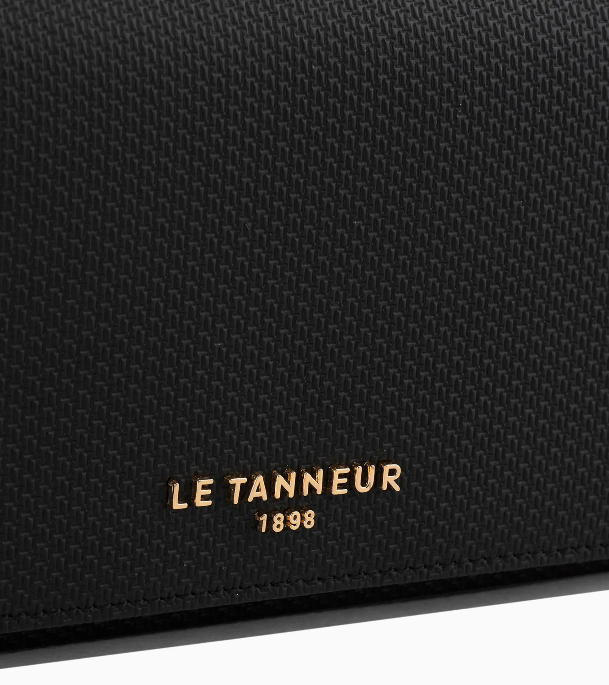 Compagnon Lise en cuir signature T - Black Le Bleu