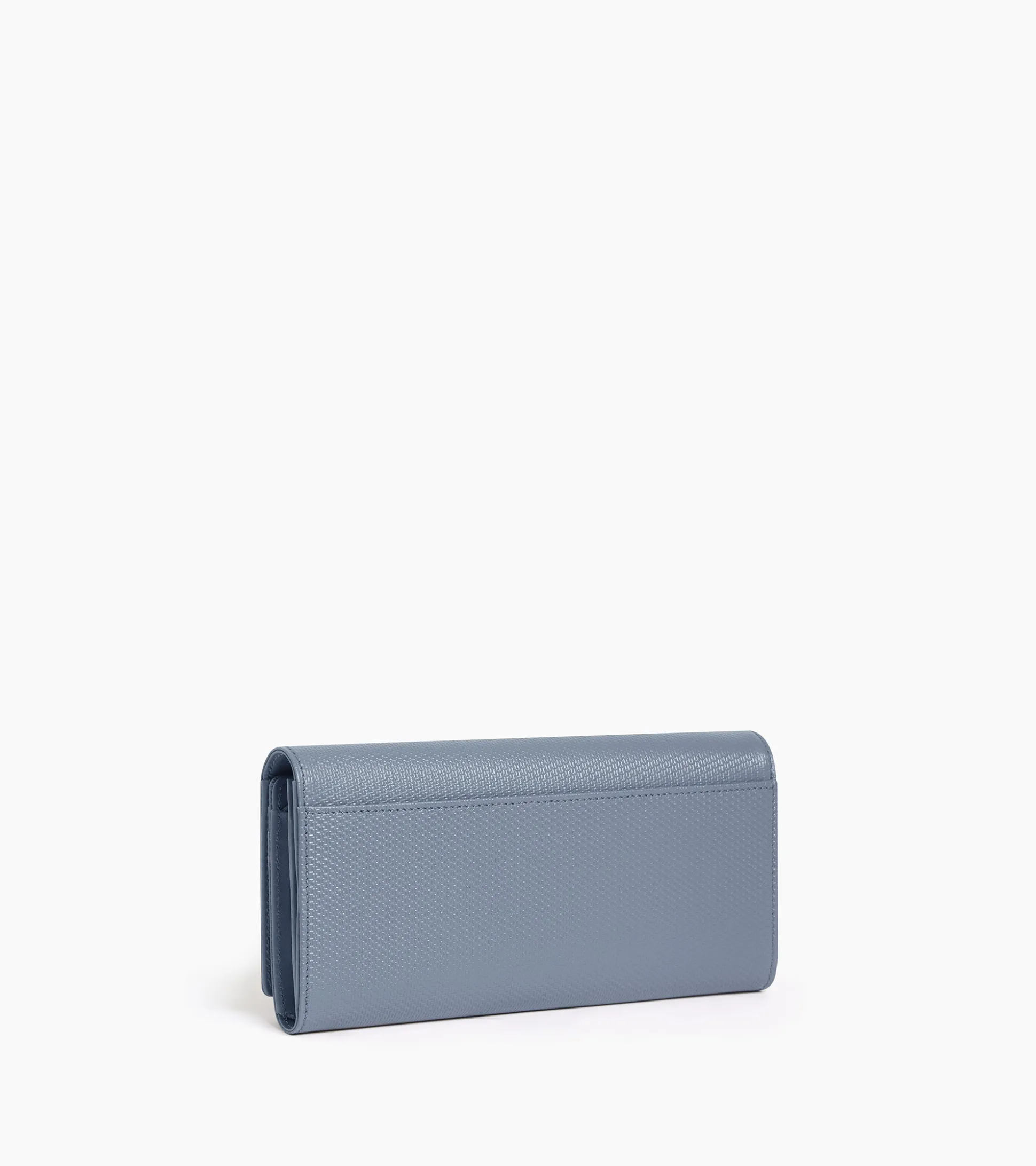 Compagnon Lise en cuir signature T - BLEU ARGILE