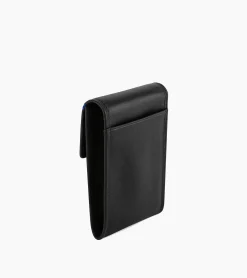 Etui clés à rabat Martin en cuir lisse - Black