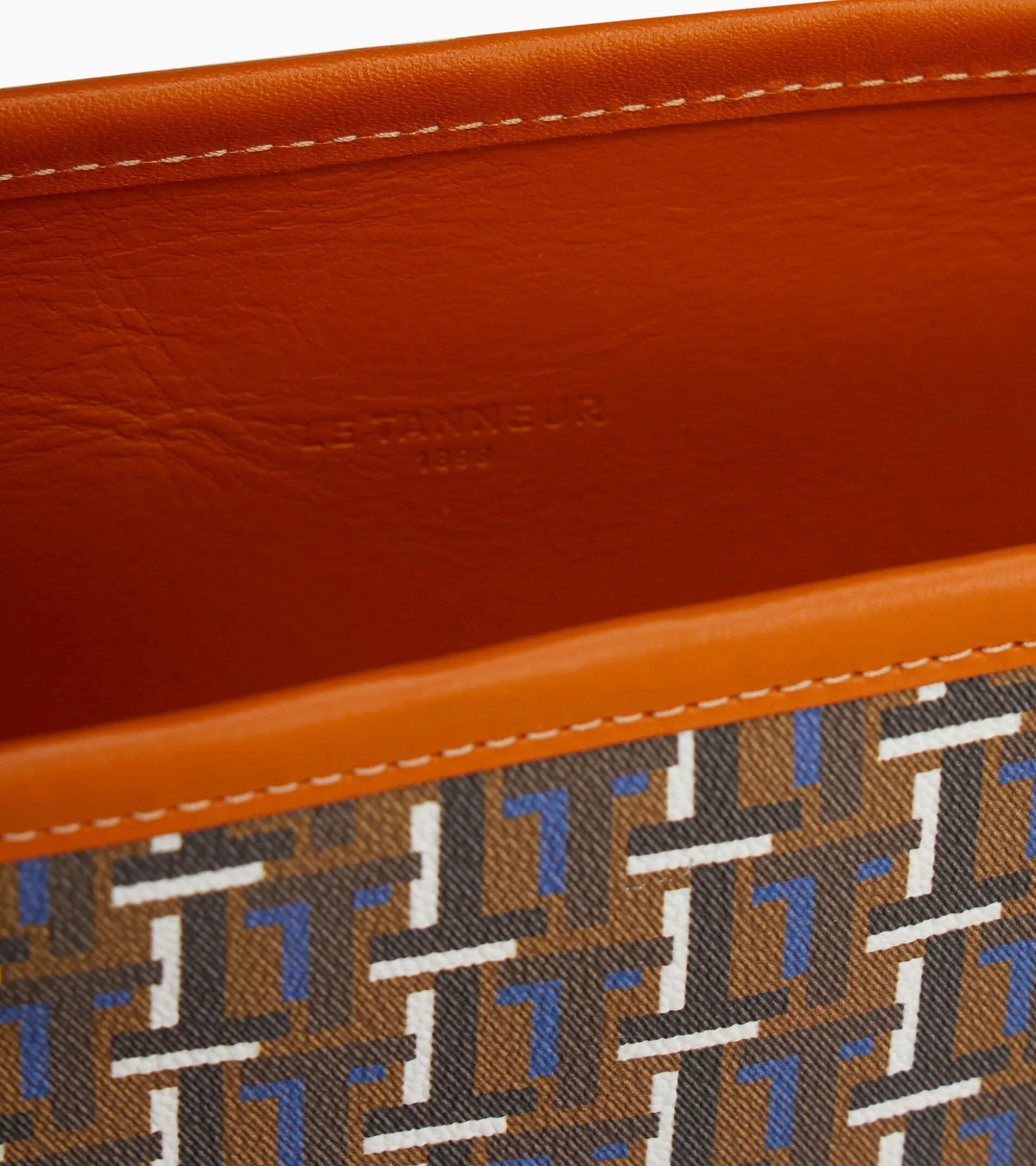 Grand sac cabas horizontal Camille en toile monogramme - Imprimé Marron