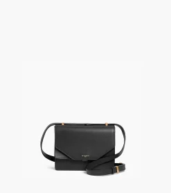 Mini sac bandoulière Naya en cuir liégé - Black
