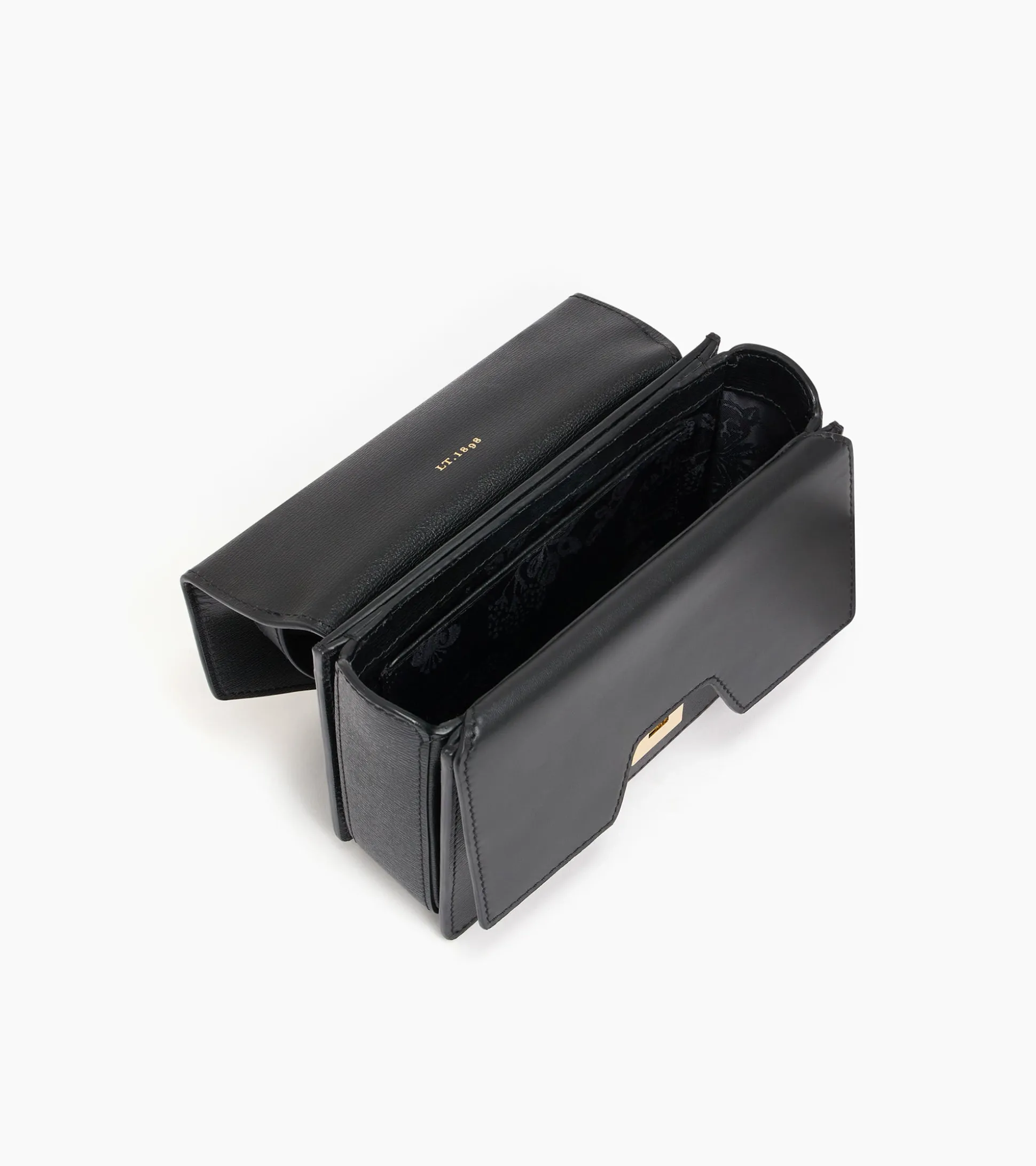 Mini sac bandoulière Naya en cuir liégé - Black