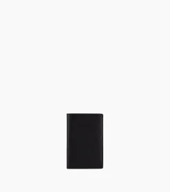 Petit porte cartes Charles en cuir grainé - Black