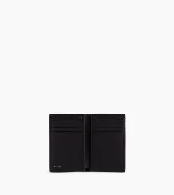 Petit porte cartes Charles en cuir grainé - Black