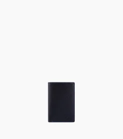 Petit porte cartes Charles en cuir grainé - Black Le Bleu