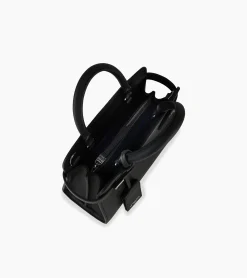 Petit sac à main Emilie en cuir grainé - Black
