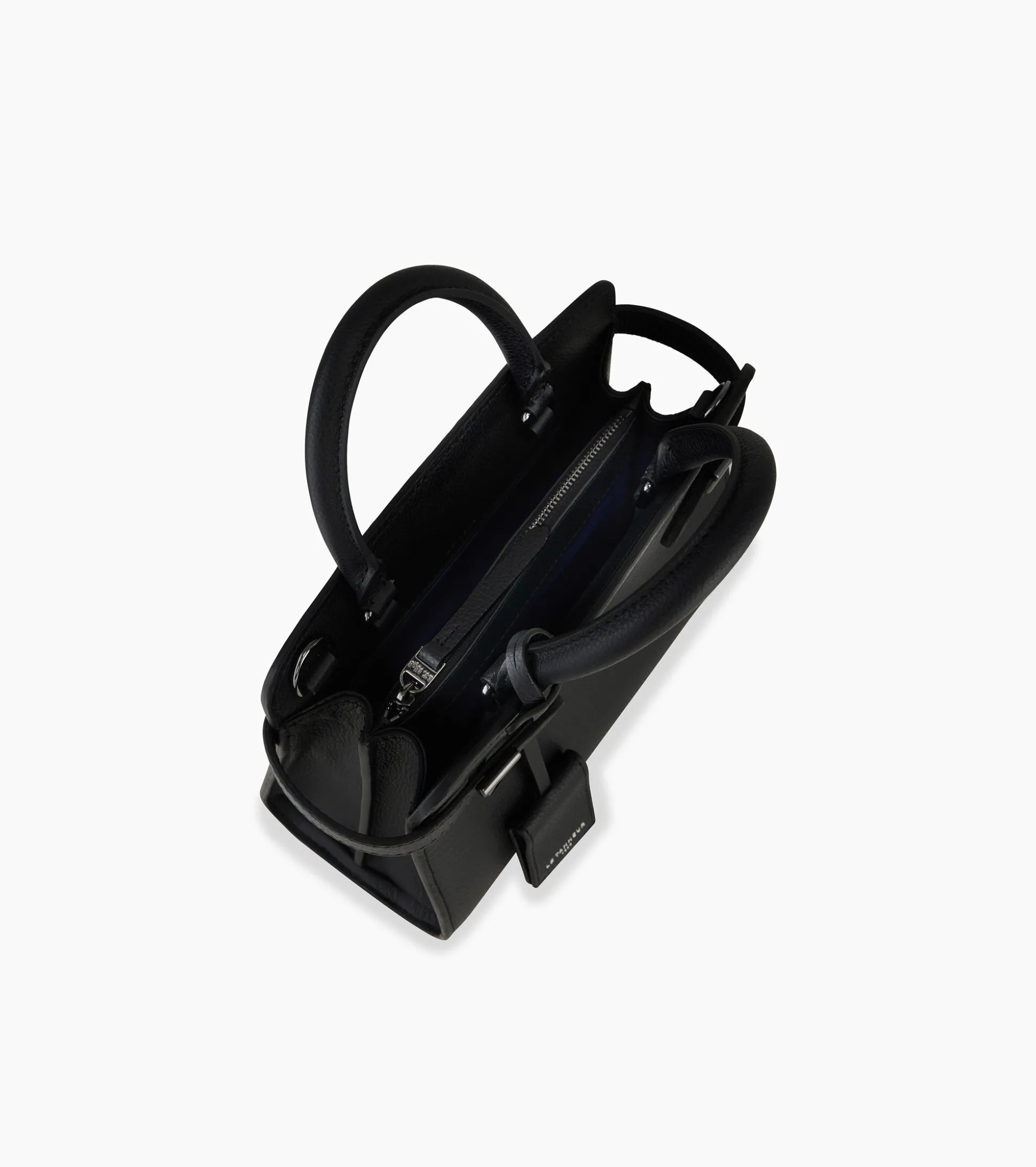 Petit sac à main Emilie en cuir grainé - Black