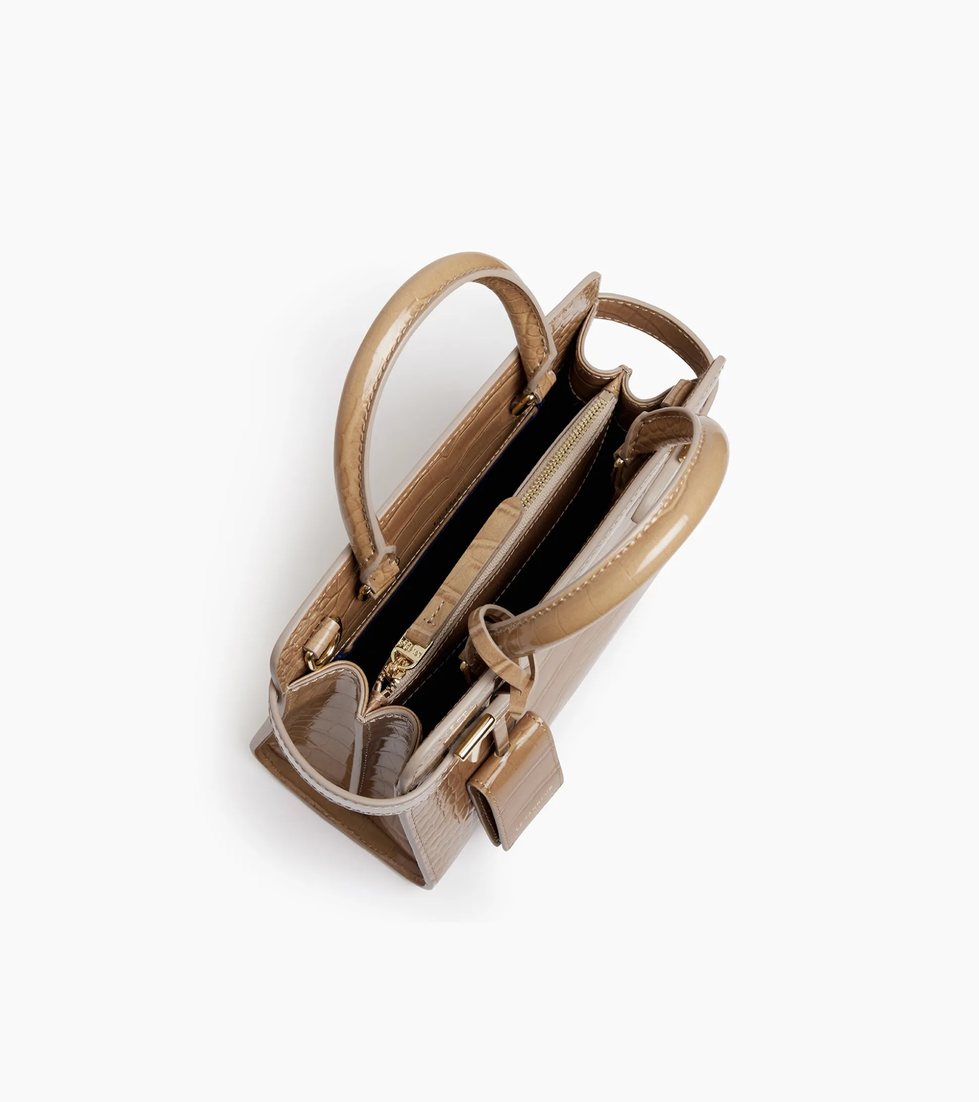 Petit sac à main Emilie en cuir effet croco - GREGE 1