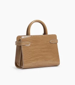 Petit sac à main Emilie en cuir effet croco - GREGE 1