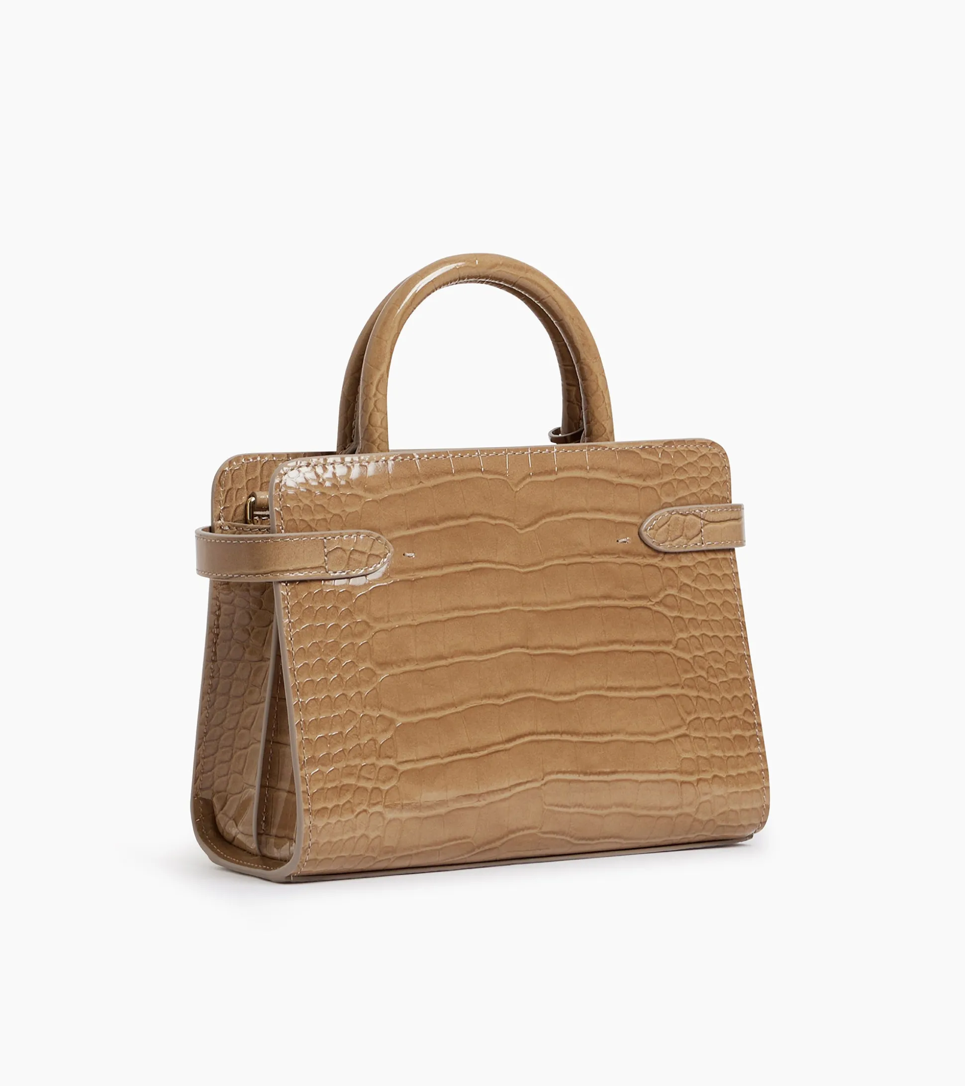 Petit sac à main Emilie en cuir effet croco - GREGE 1