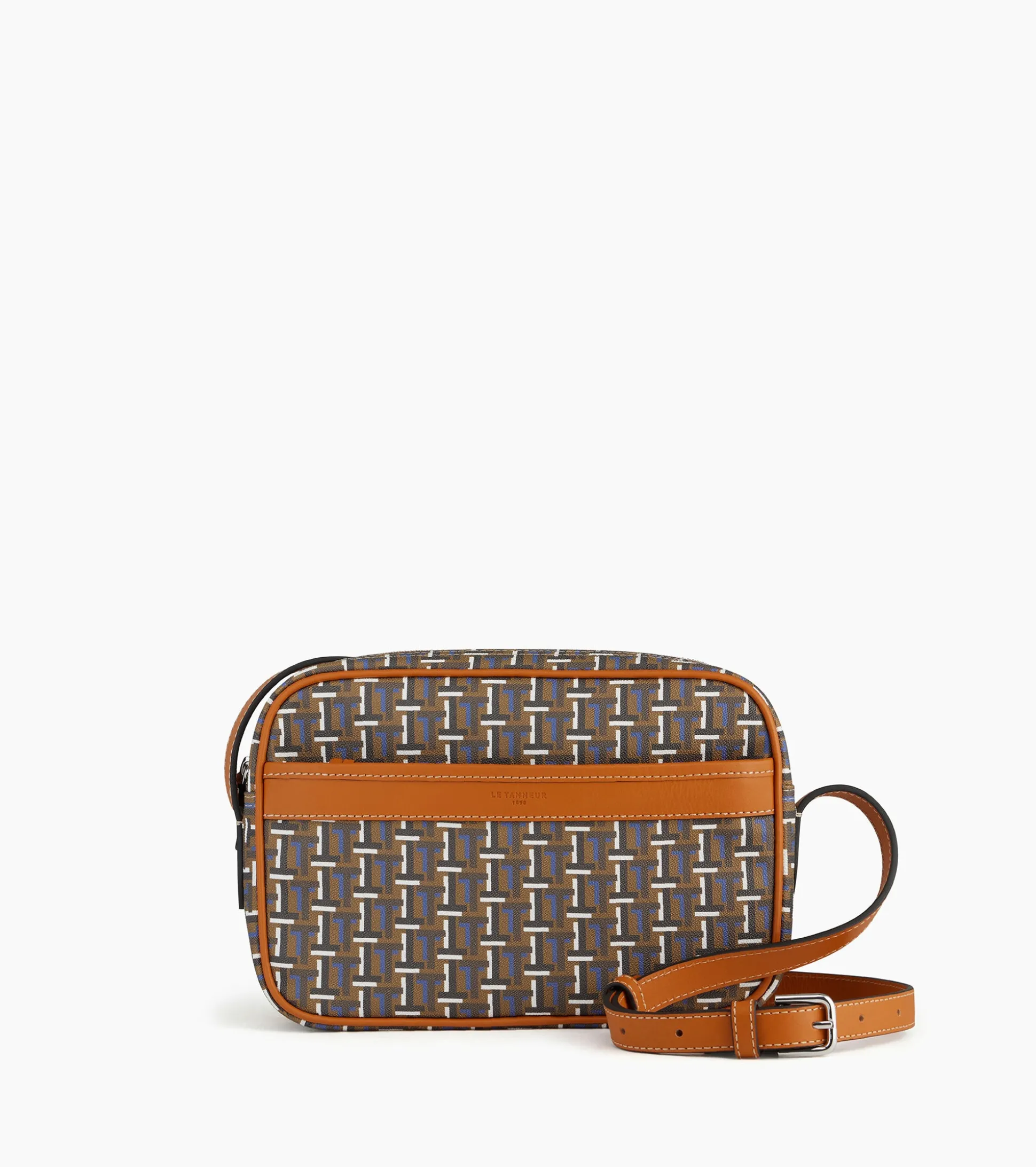 Petit sac bandoulière Camille en toile monogramme - Brown Monogram Print