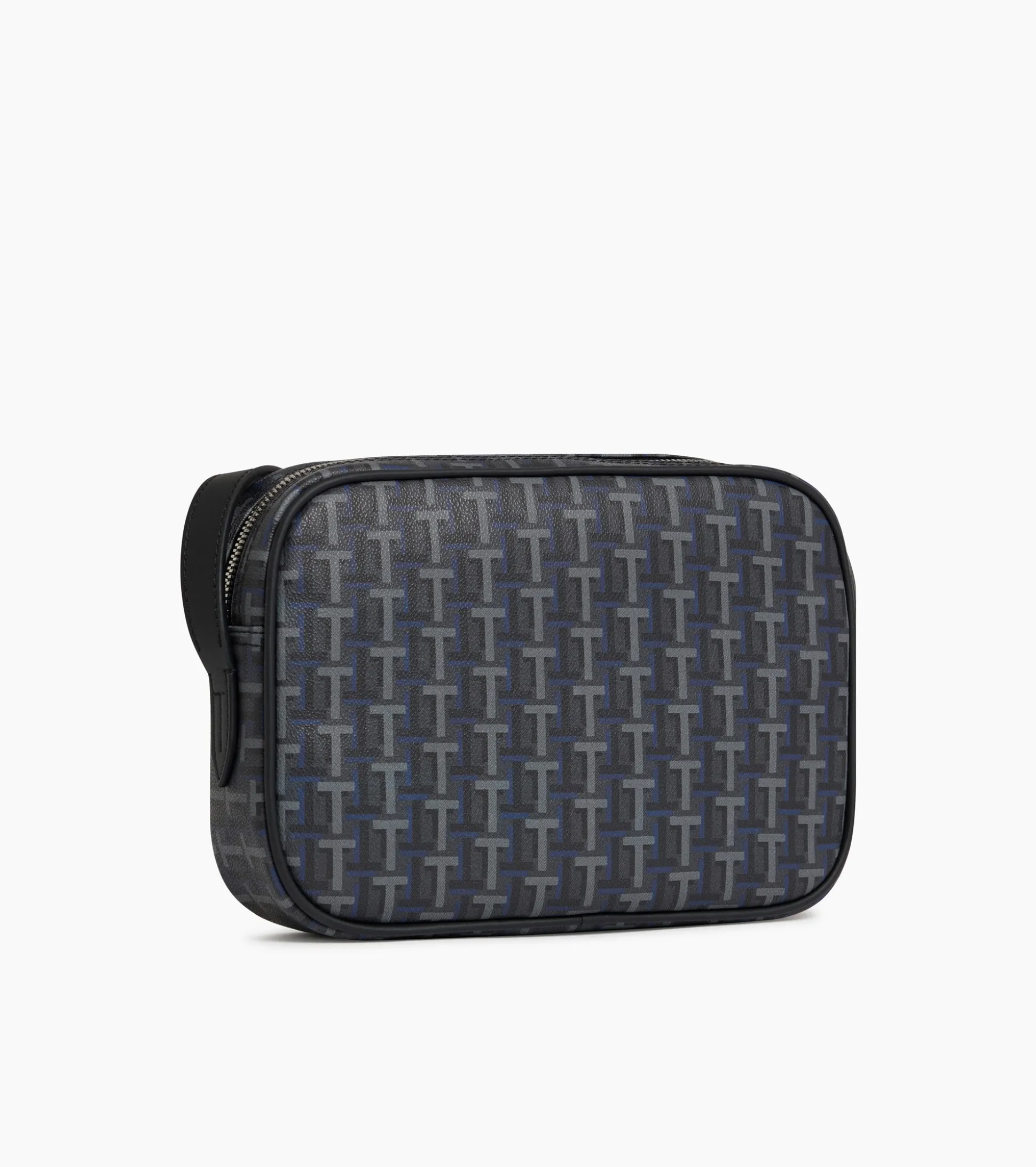 Petit sac bandoulière Camille en toile enduite - SIGNATURE LT NOIR-NOIR