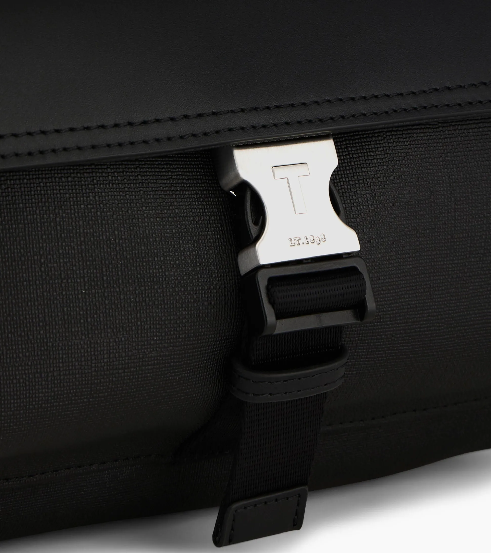 Petit sac bandoulière Maurice en toile enduite - Black