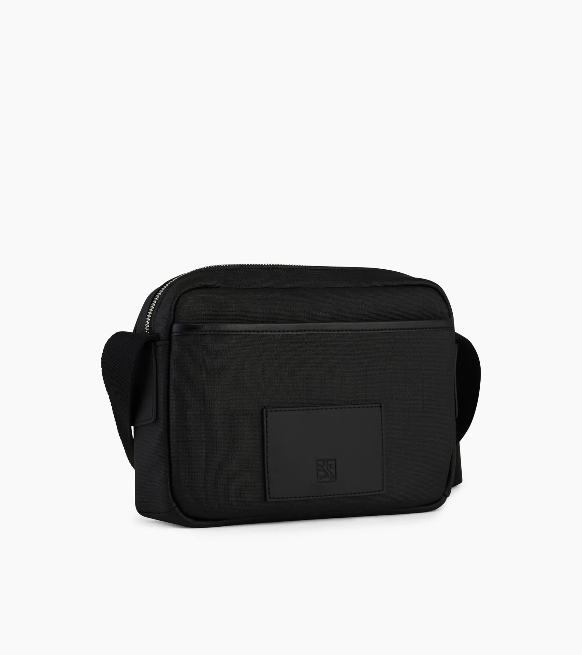Petit sac bandoulière Maurice en toile enduite - Black