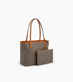 Petit sac cabas Camille en toile monogramme - Brown Monogram Print