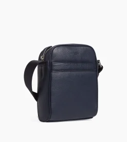 Petite sacoche Charles en cuir grainé - Twilight Blue