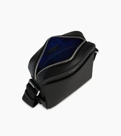 Petite sacoche Emile en cuir grainé - Black