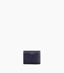 Porte cartes Charlotte en cuir lisse - Twilight Blue