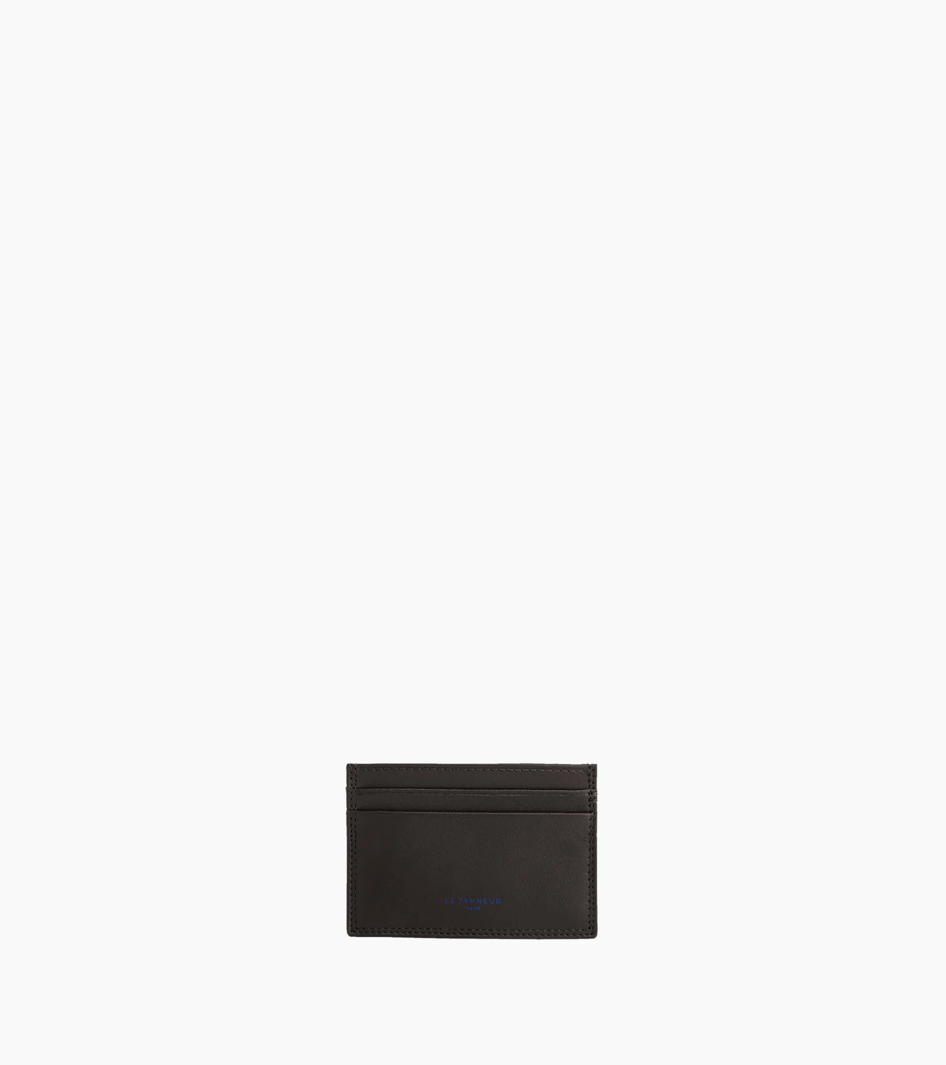Porte cartes Martin en cuir lisse - Coffee Brown