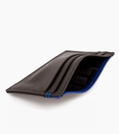 Porte cartes Martin en cuir lisse - Coffee Brown