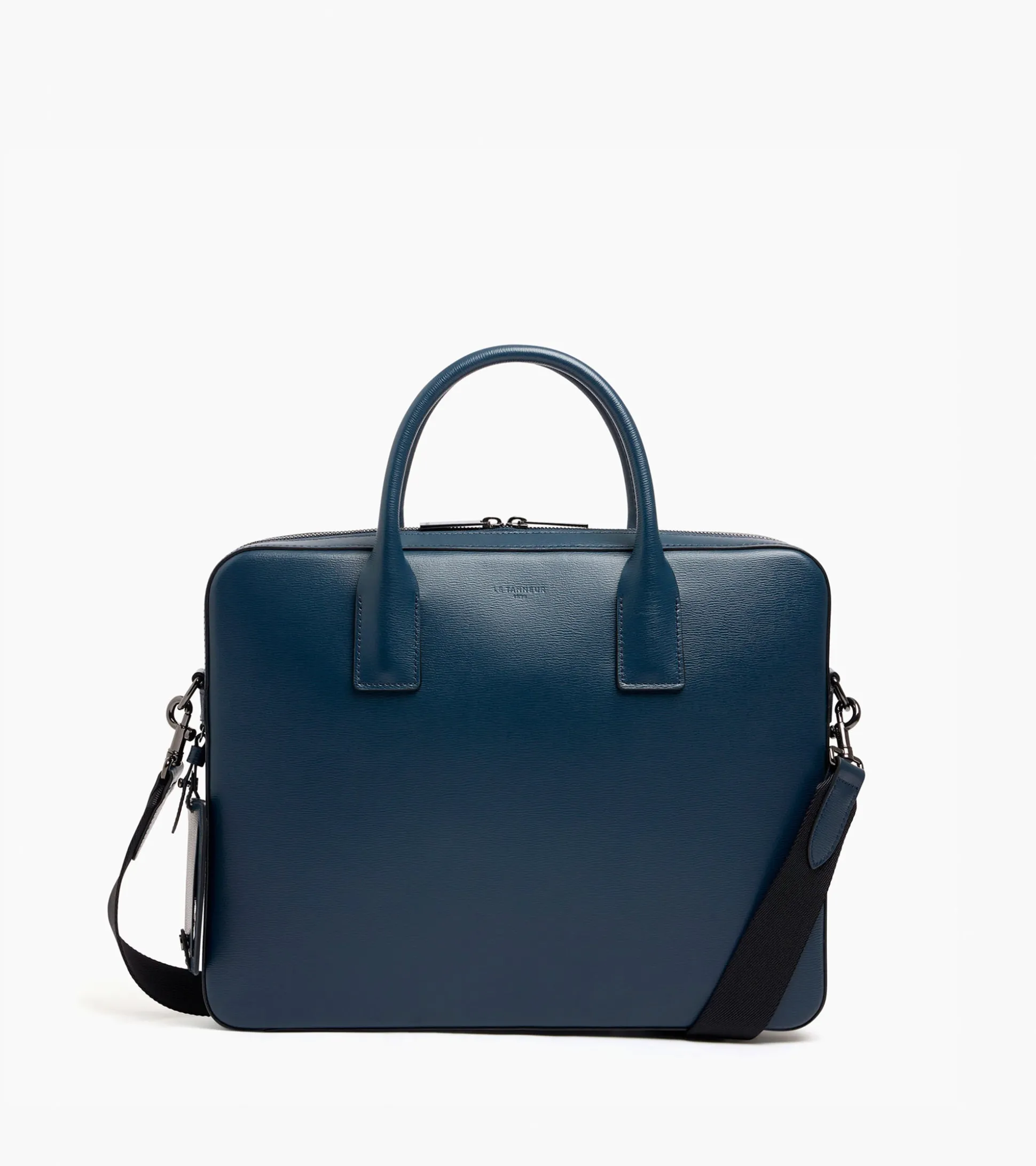 Porte document slim 14" Emile en cuir liégé - Twilight Blue