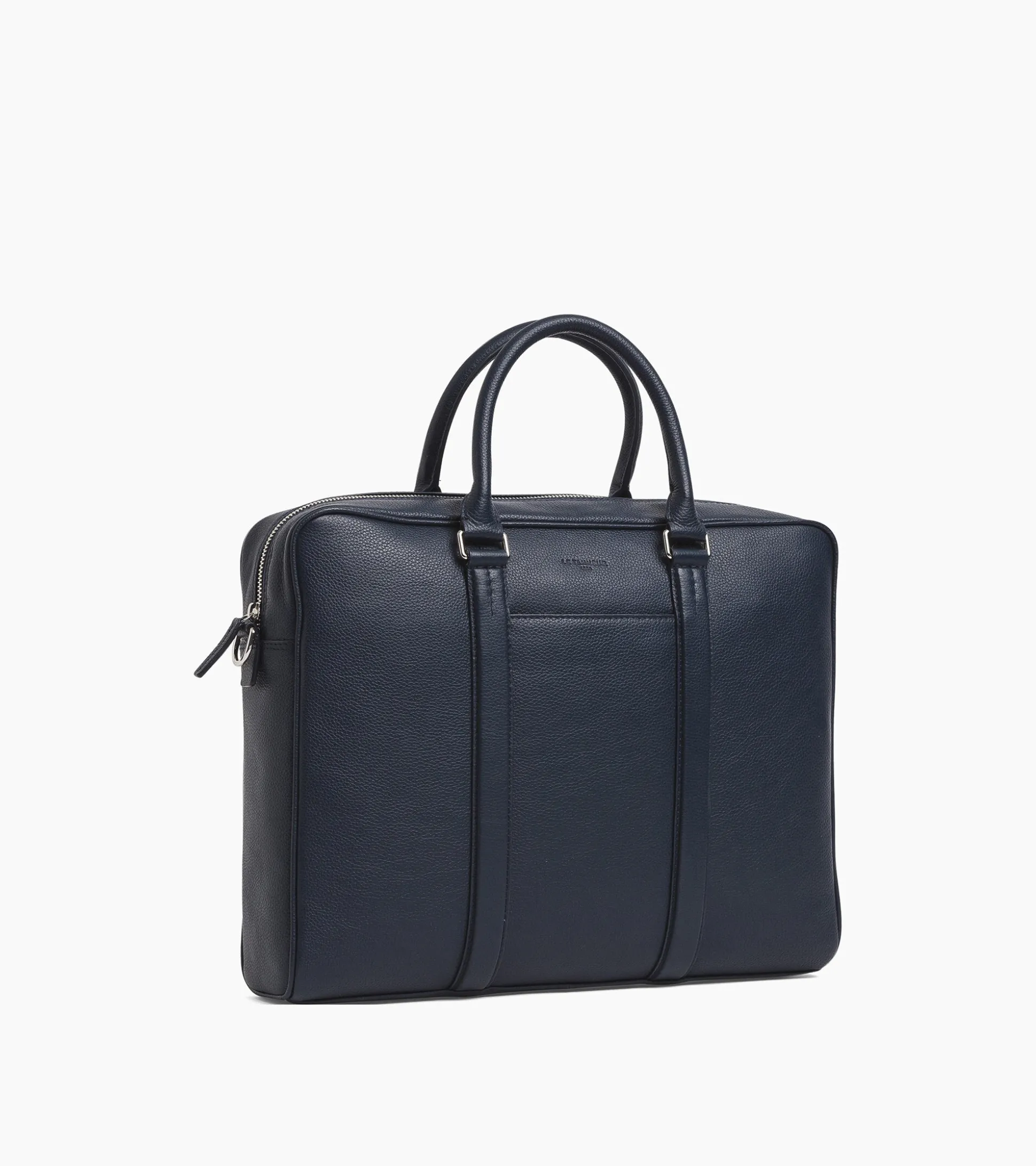 Porte documents 14" Charles en cuir grainé - Twilight Blue