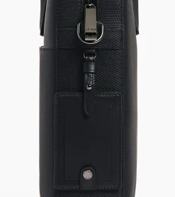 Porte documents 14" Emile en cuir signature T - Black