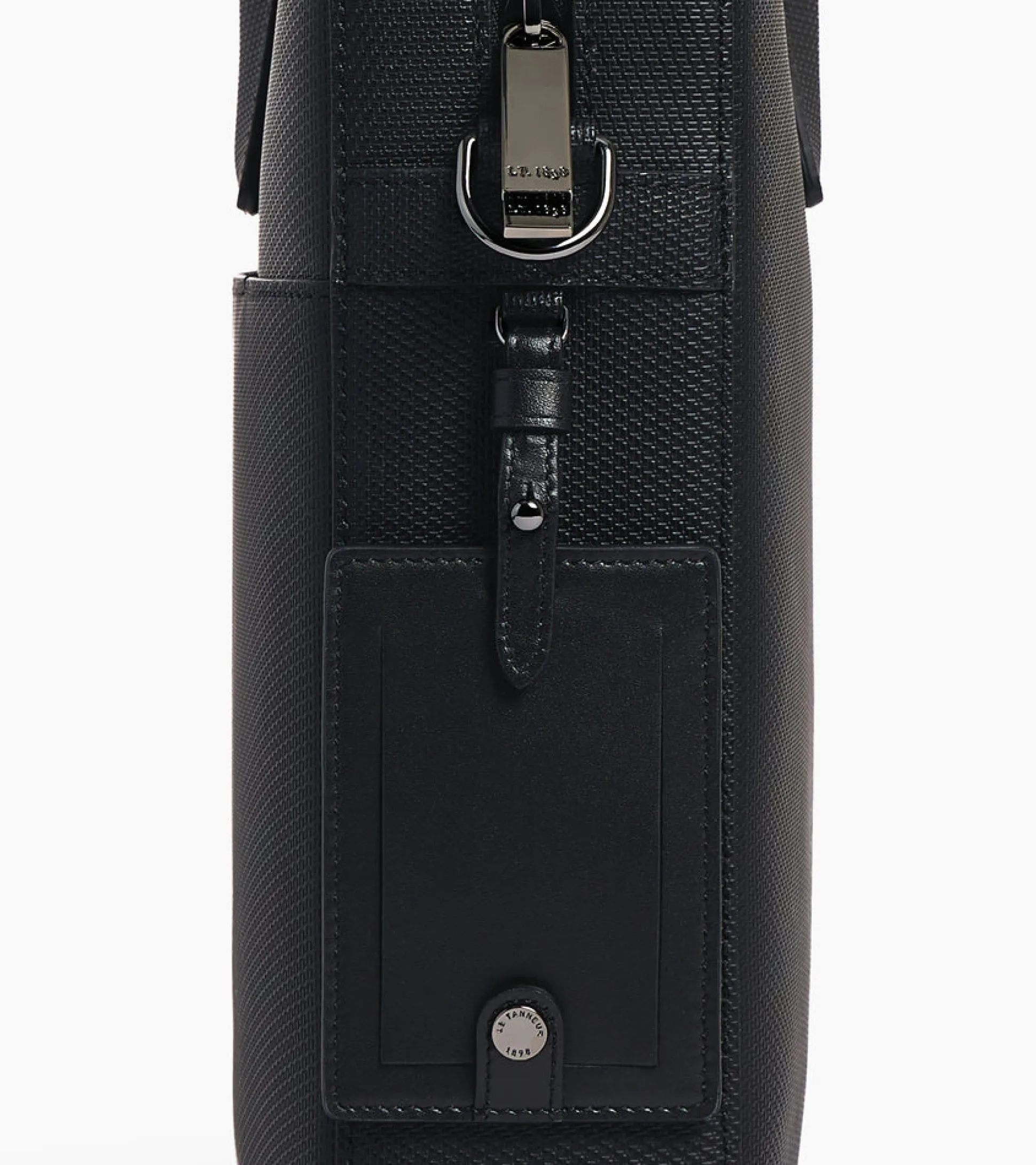 Porte documents 14" Emile en cuir signature T - Black