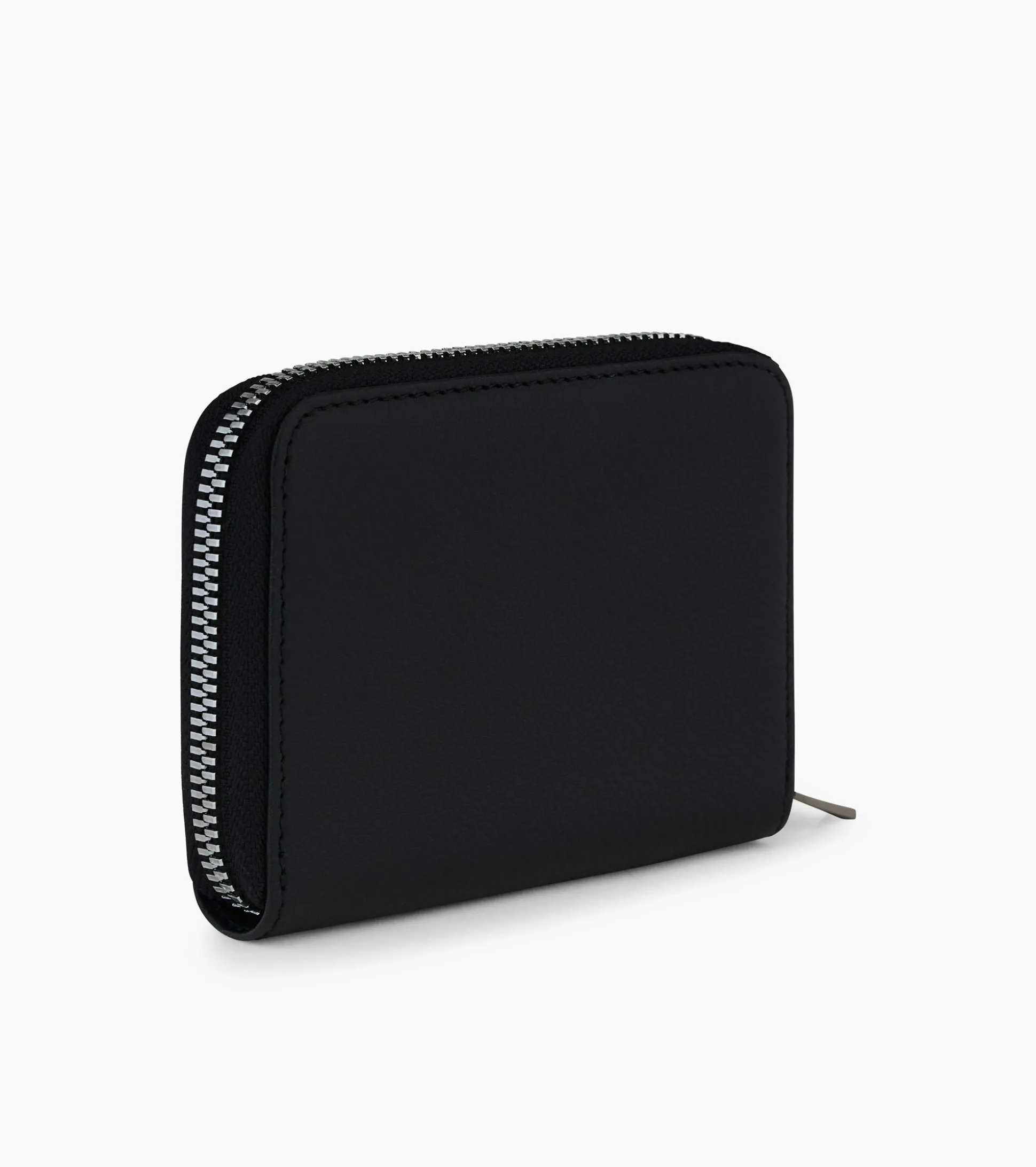Porte monnaie Emilie en cuir grainé - Black