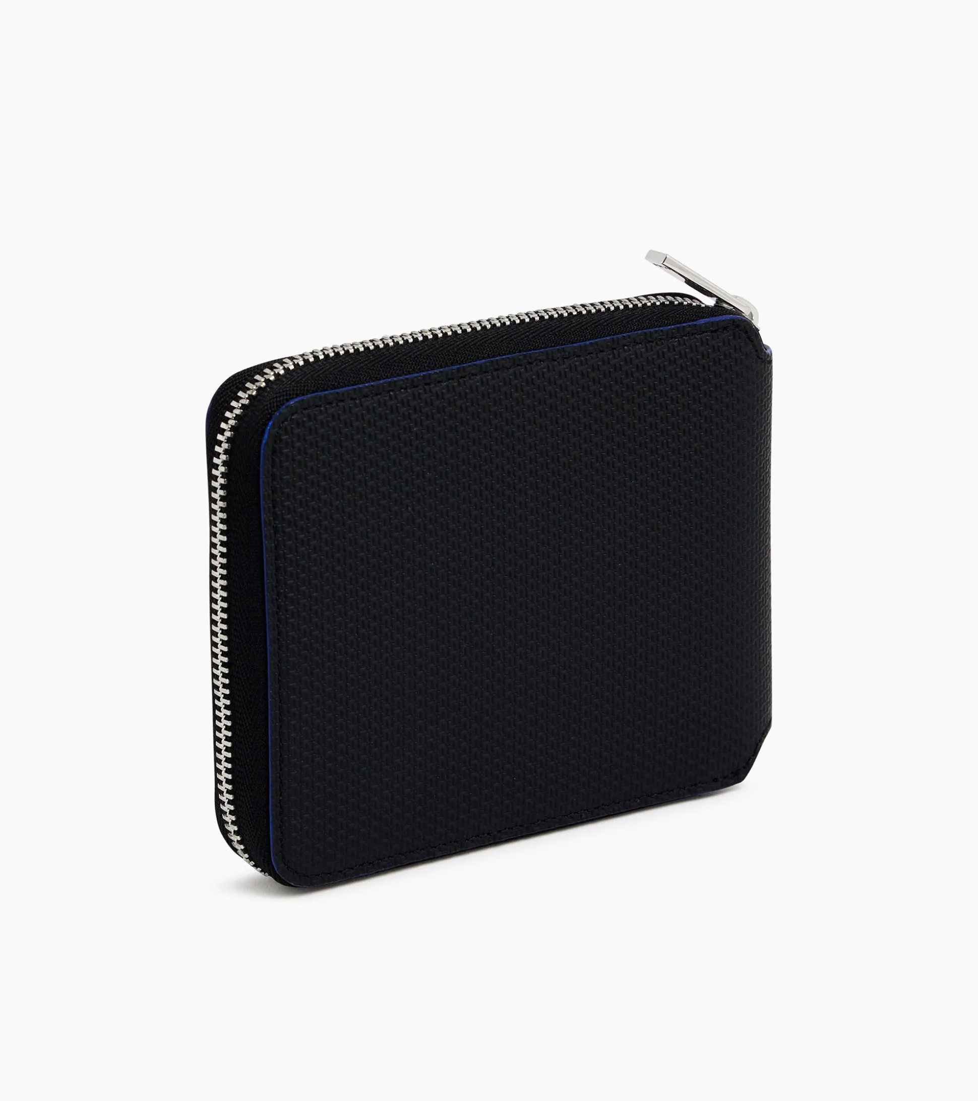 Porte monnaie zip en L Emile en cuir signature T - Black Le Bleu