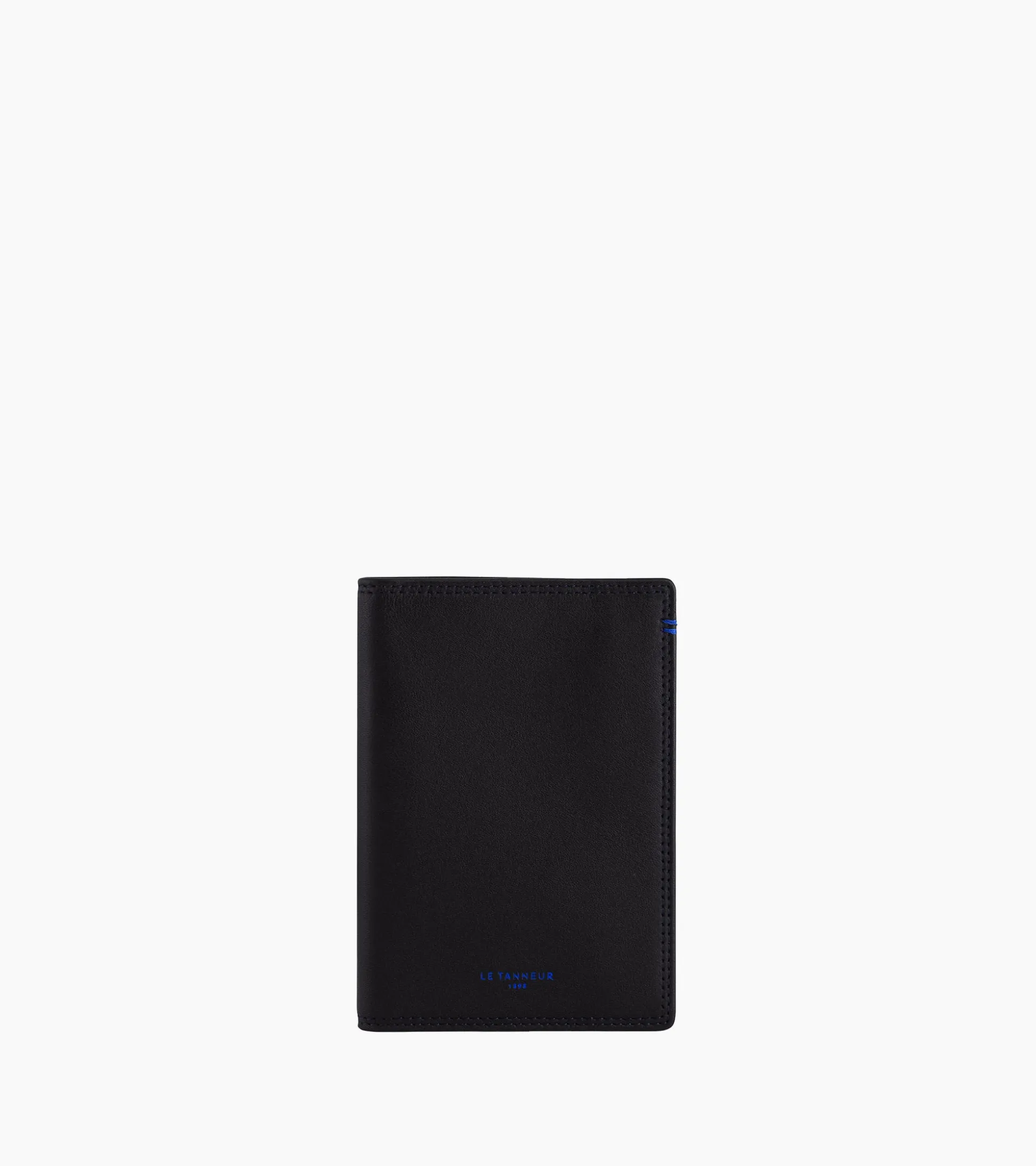 Porte passeport Martin en cuir lisse - Black