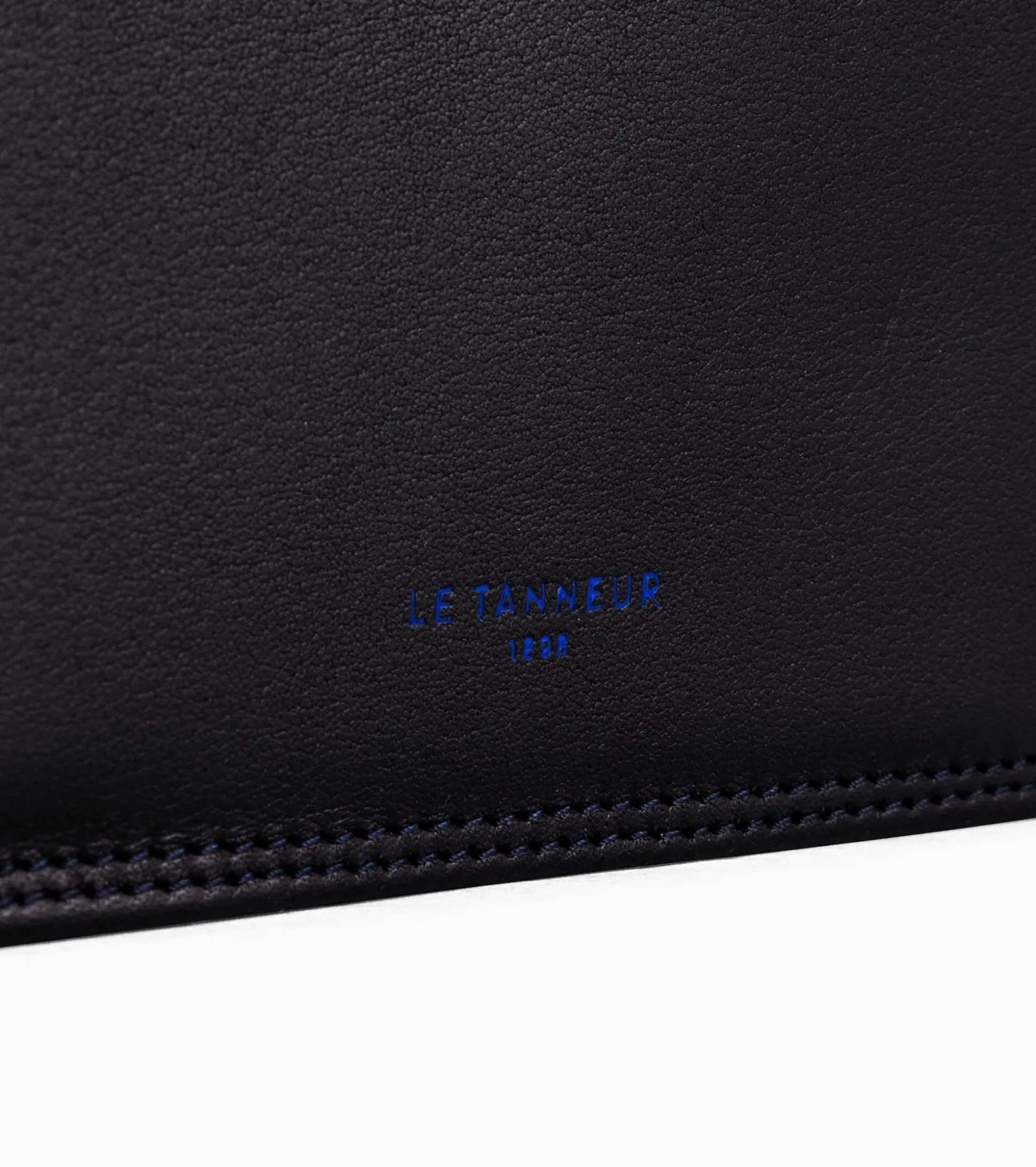 Porte passeport Martin en cuir lisse - Black