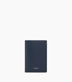 Porte passeport Martin en cuir lisse - Blue White Red