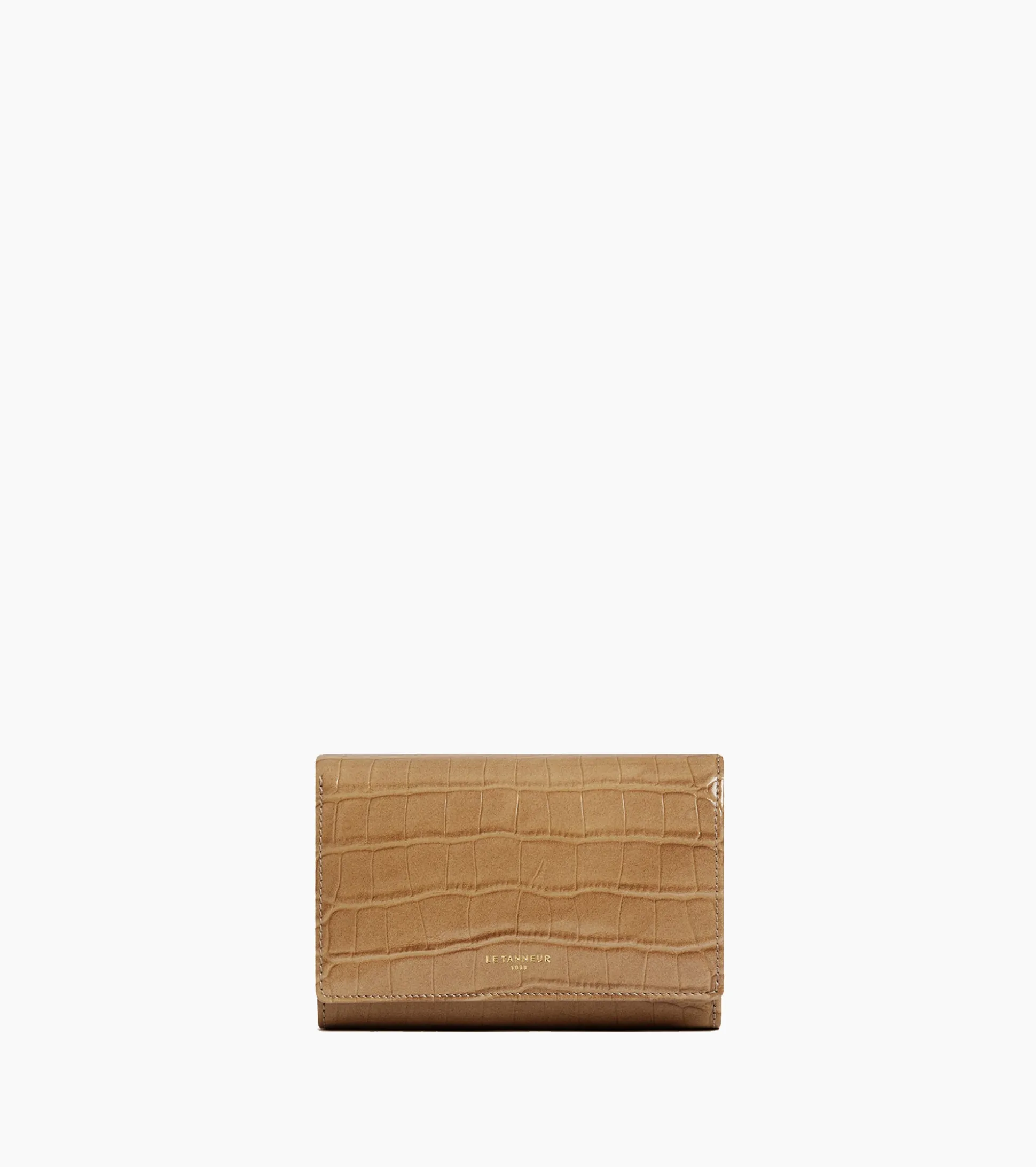 Portefeuille Emilie en cuir effet croco - GREGE 1