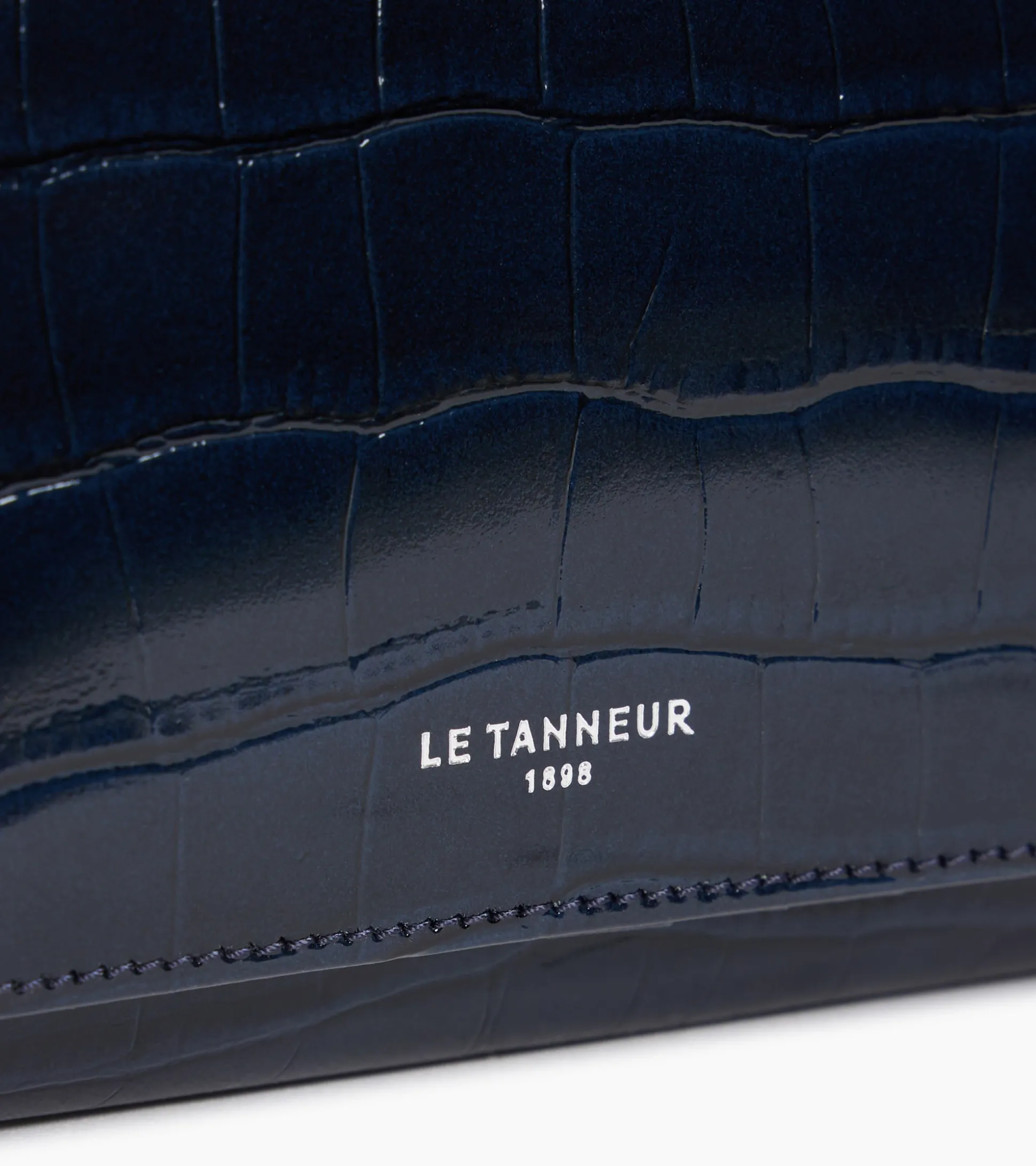 Portefeuille Emilie en cuir effet croco - CREPUSCULE