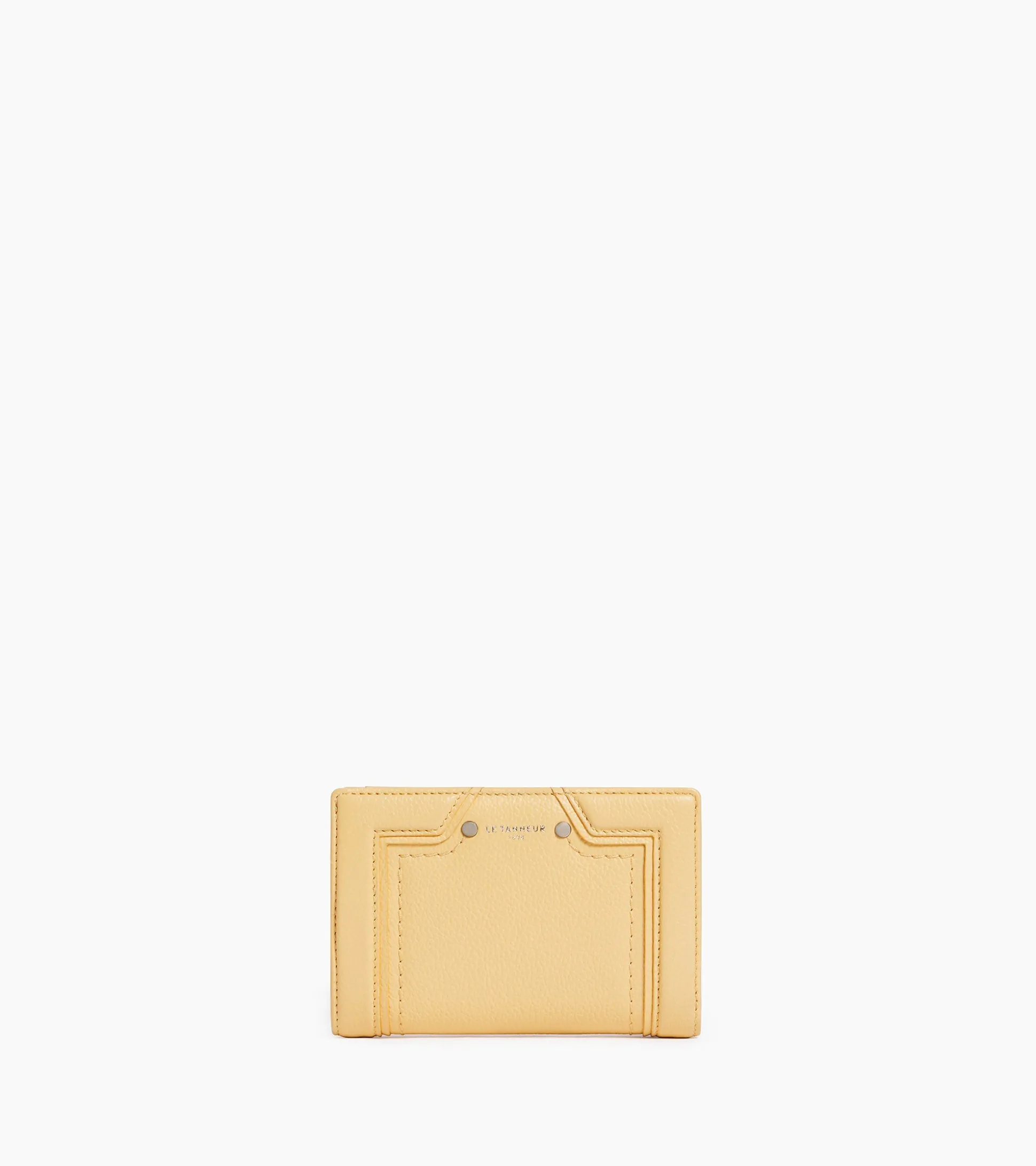 Portefeuille moyen modèle Ella en cuir grainé - AURORE