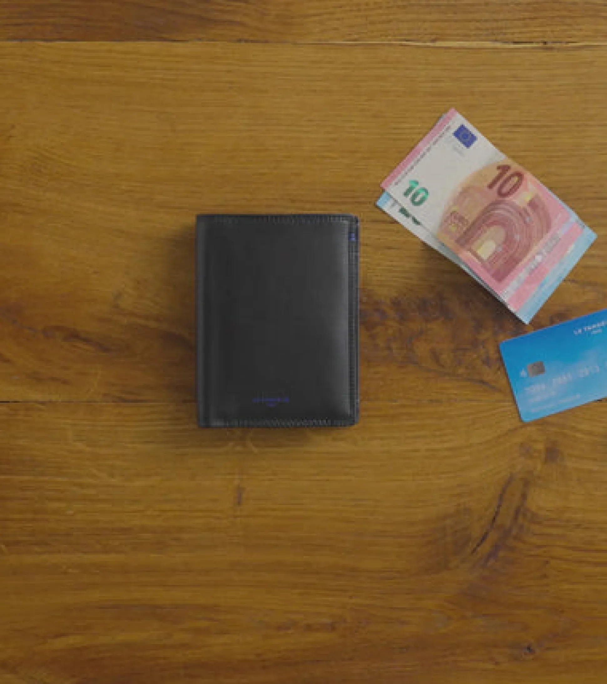 Portefeuille vertical moyen modèle zippé 2 volets Martin en cuir lisse - Brown Tan