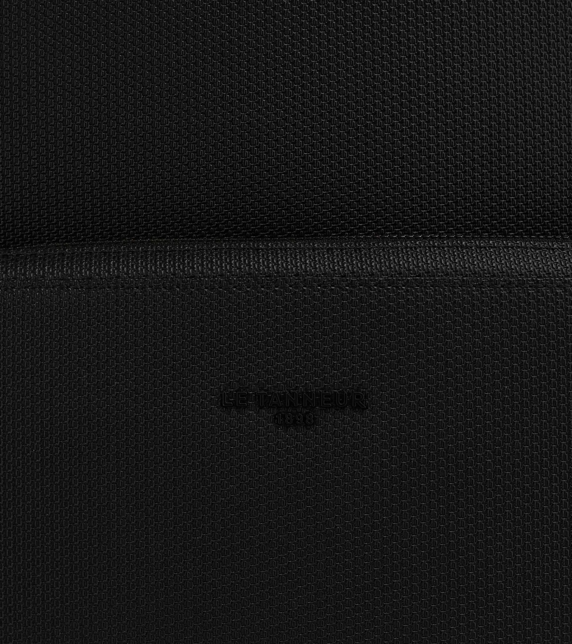Sac à dos Emile en cuir signature T - Black