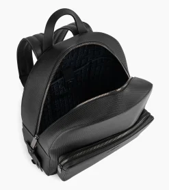 Sac à dos Emile en cuir signature T - Black