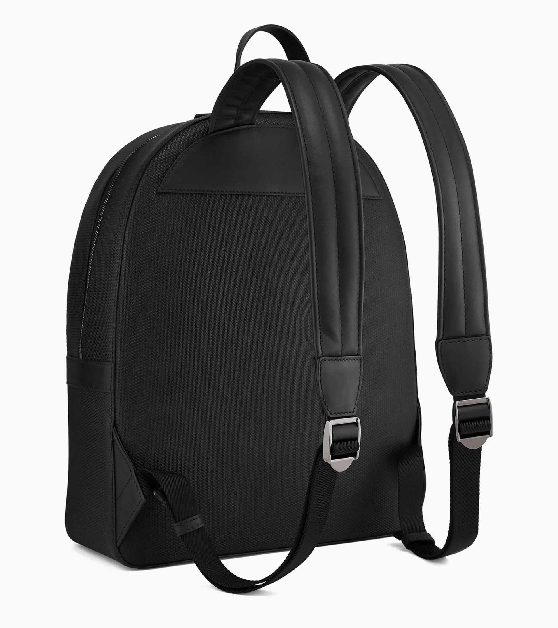 Sac à dos Emile en cuir signature T - Black