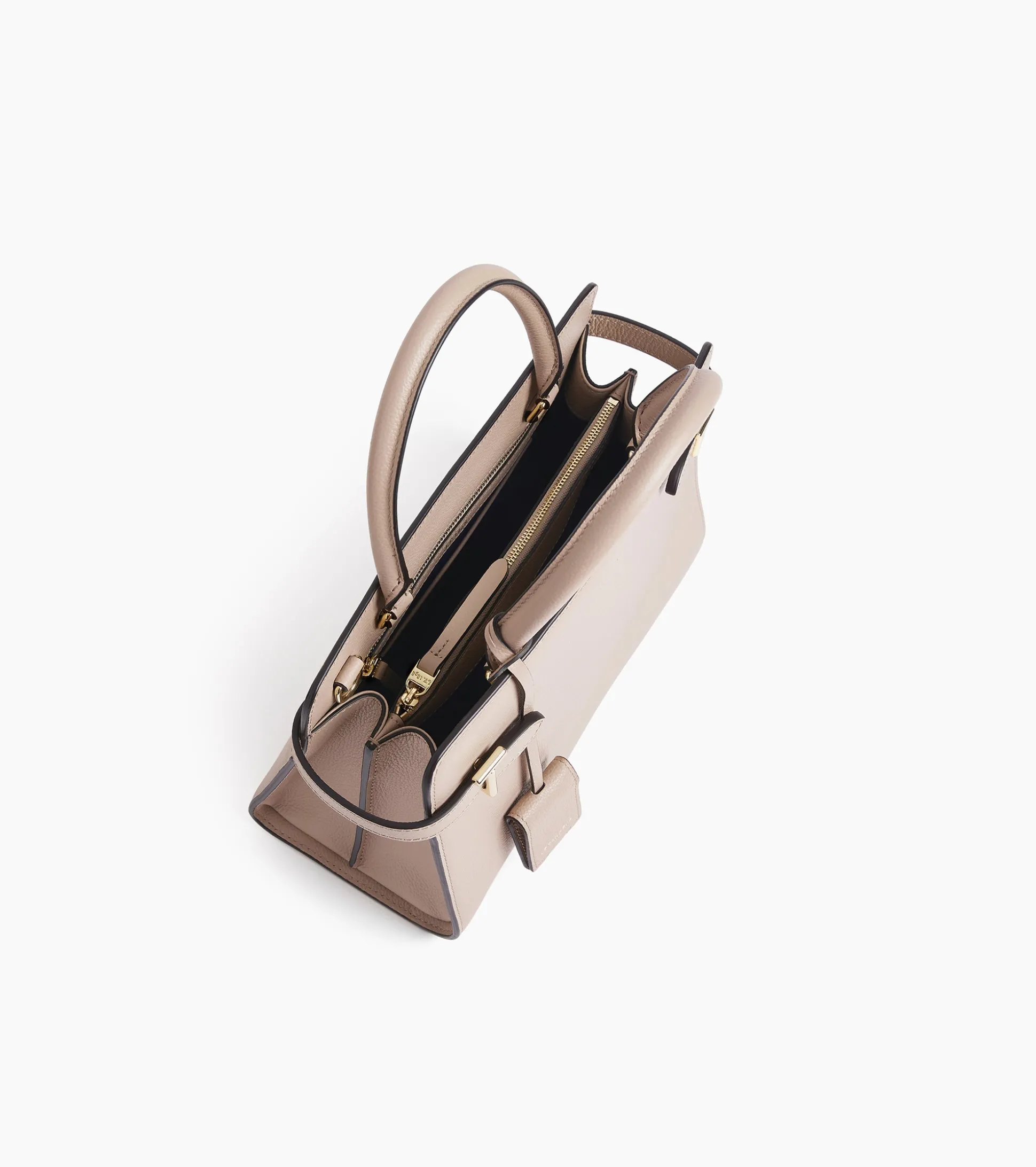 Sac à main moyen modèle Emilie en cuir grainé - GREGE 1