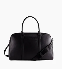 Sac de voyage 48h Charles en cuir grainé - Black