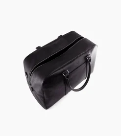 Sac de voyage 48h Charles en cuir grainé - Black
