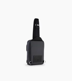 Sacoche sling Maurice en toile enduite - Black
