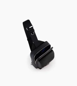 Sacoche sling Maurice en toile enduite - Black