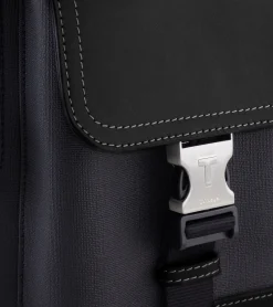 Sacoche sling Maurice en toile enduite - Black
